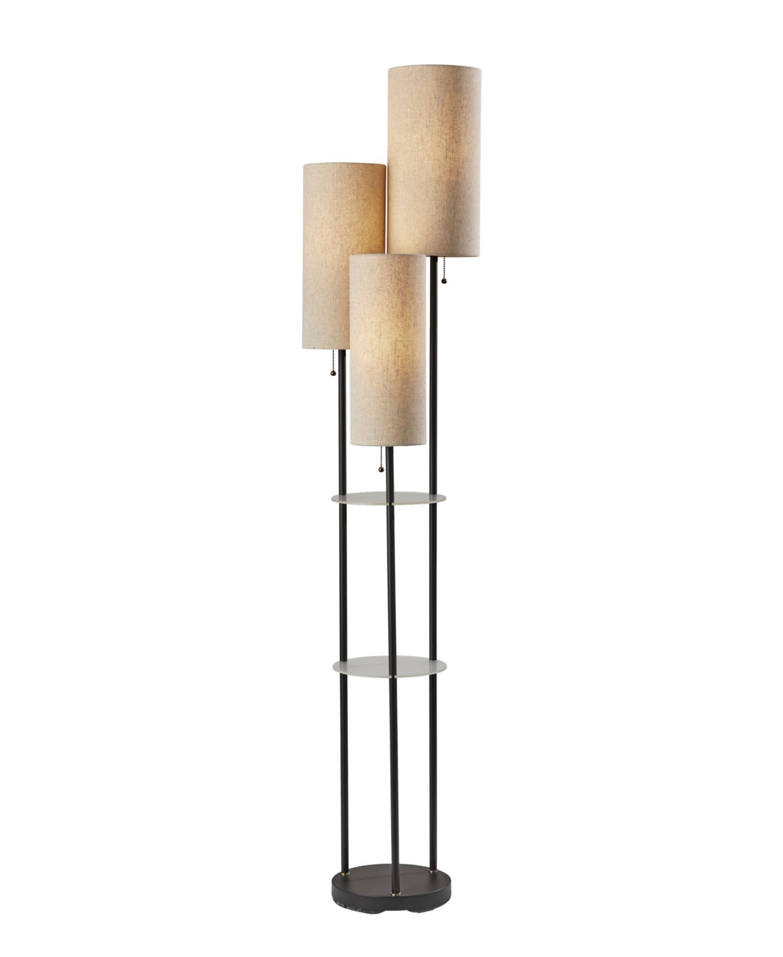 Напольный торшер Adesso Trio Shelf