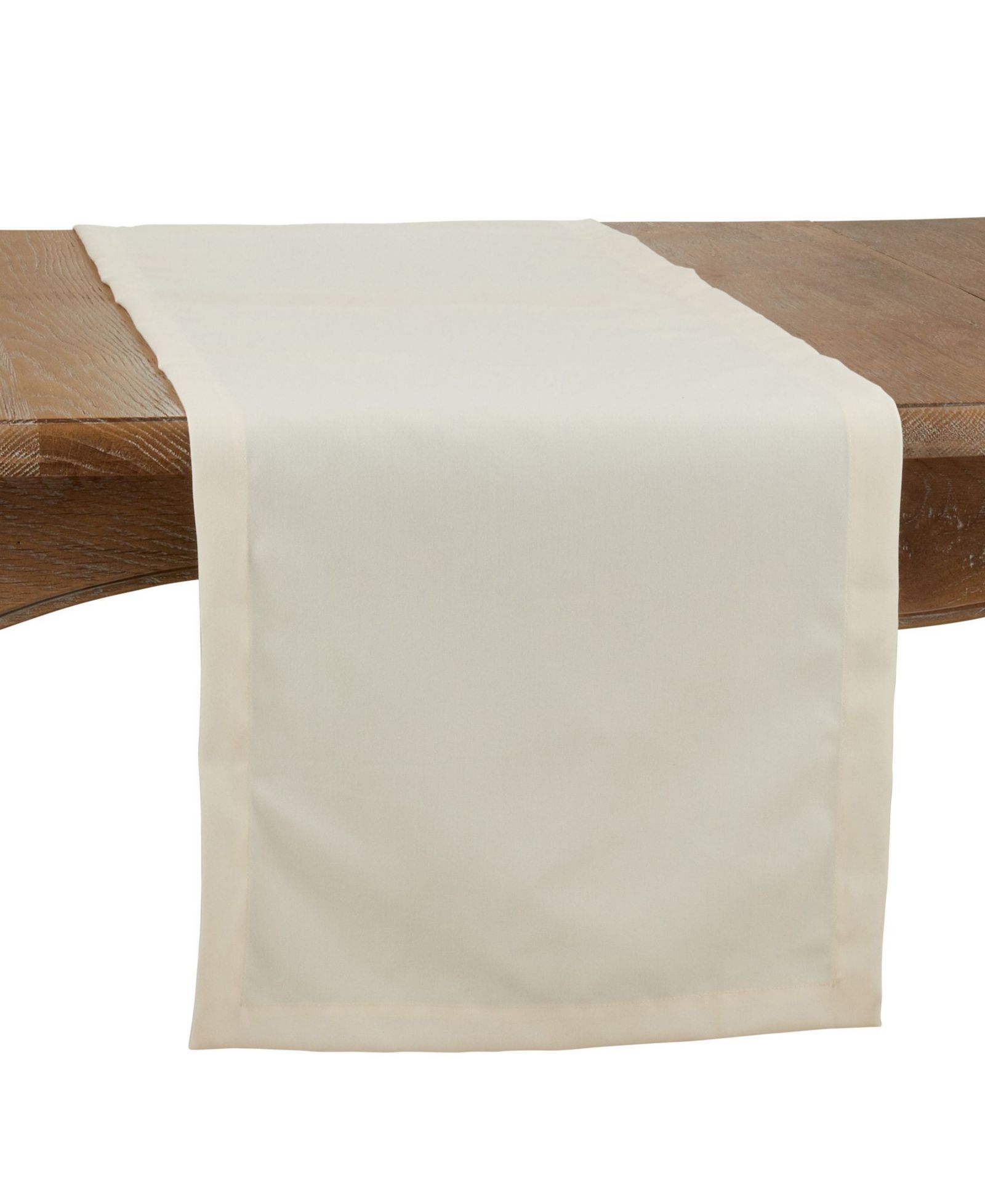 Saro Lifestyle Everyday Design Solid Color Table Runner, 90" x 16"