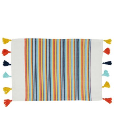 Saro Lifestyle Color Splash Placemat 20" x 14", Set of 4