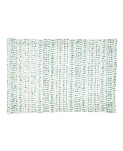 Saro Lifestyle Table Placemats with Woven Line Design Set of 4, 20" x 14"