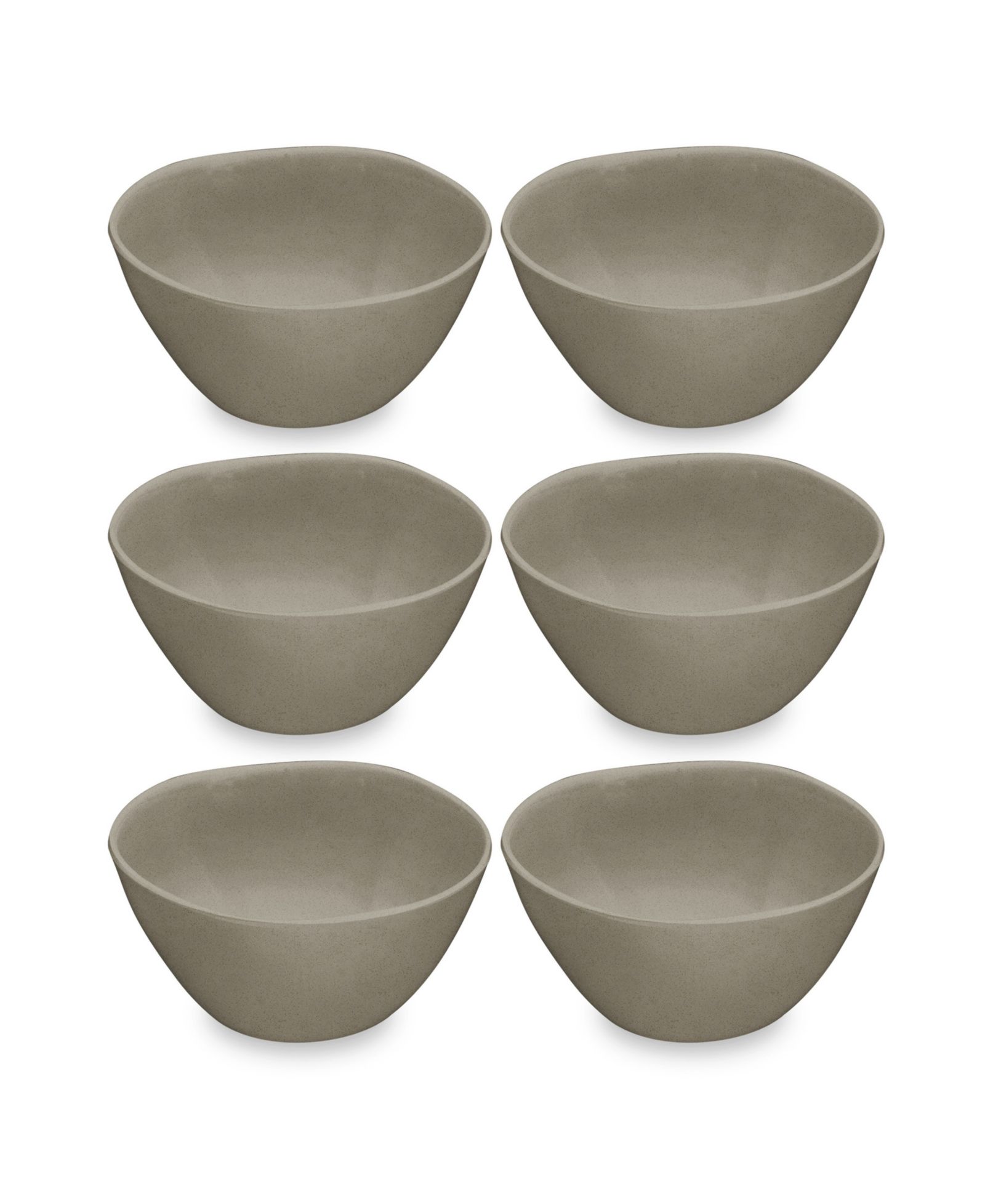 Набор из 6 мисок Abode Homewares Planta Matte Dune, 6"