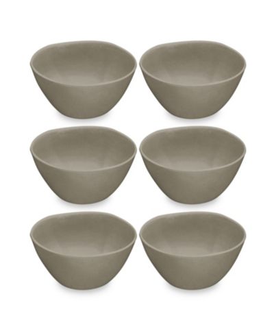 Набор из 6 мисок Abode Homewares Planta Matte Dune, 6"