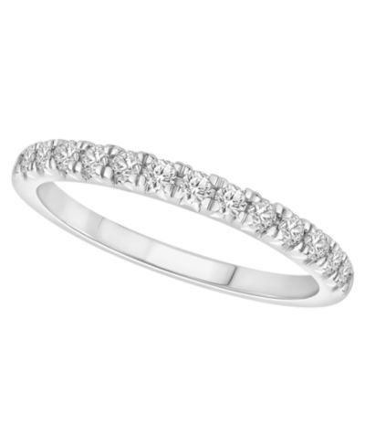 Кольцо с бриллиантами Pave (1/4 ct. t.w.) в 14K белом или желтом золоте