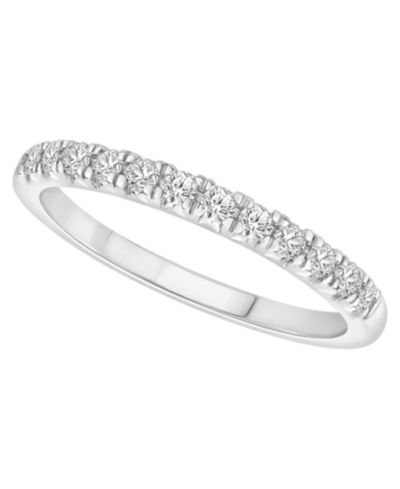 Кольцо с бриллиантовым паве (1/2 ct. t.w.) в белом или желтом золоте 14K