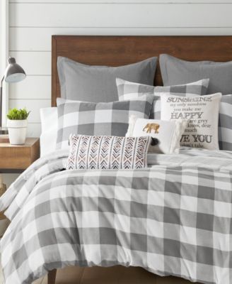 Комплект из 3-х пододеяльников Levtex Home Camden Buffalo Check, Full/Queen