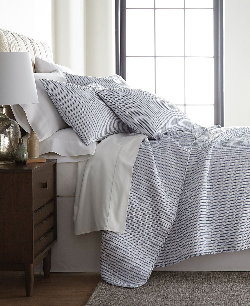 Levtex Home Tobago Stripe Reversible 3-Pc. Quilt Set, King/California King