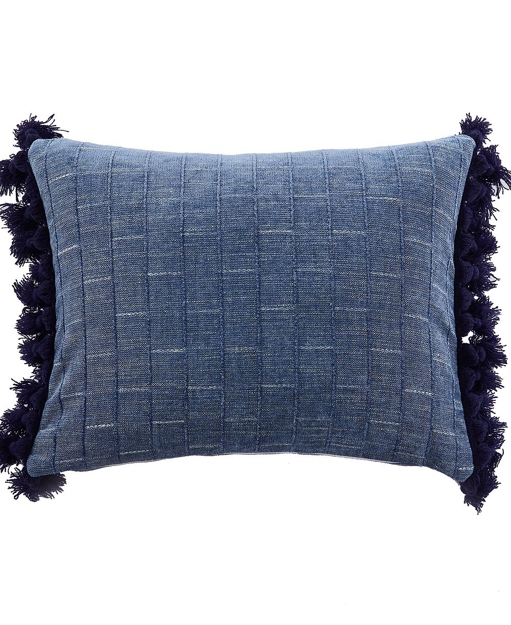 Декоративная подушка Levtex Bennett Chambray Tassel 14" x 18"