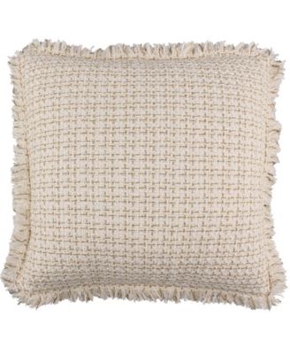 Декоративная подушка Levtex Cosima с текстурной бахромой, 18" x 18"