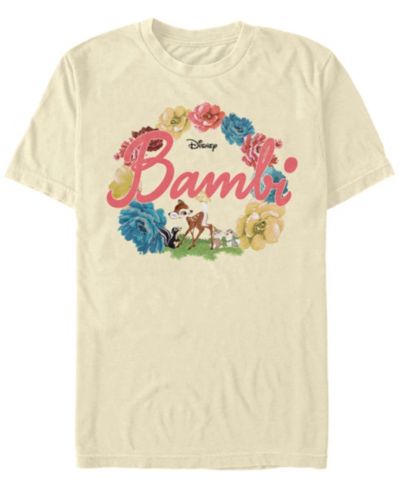 Мужская футболка Bambi Flowers с коротким рукавом