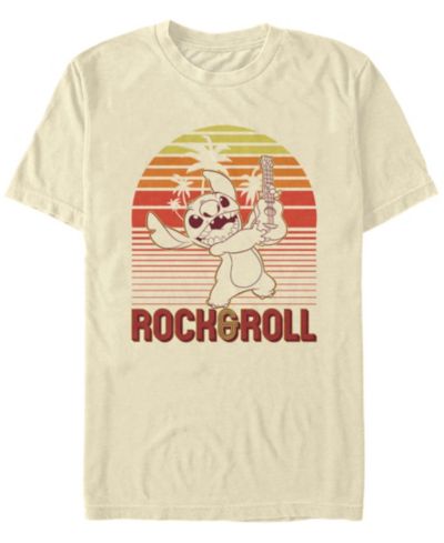 Мужская футболка Fifth Sun Lilo Stitch Rock and Roll Stitch с коротким рукавом, черная