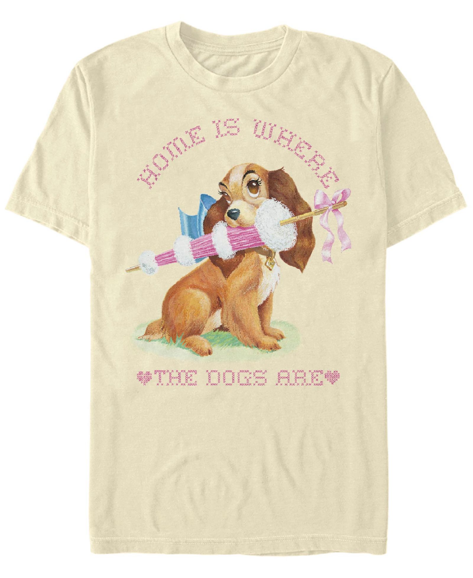 Мужская футболка Fifth Sun Lady and the Tramp Home Dog с коротким рукавом
