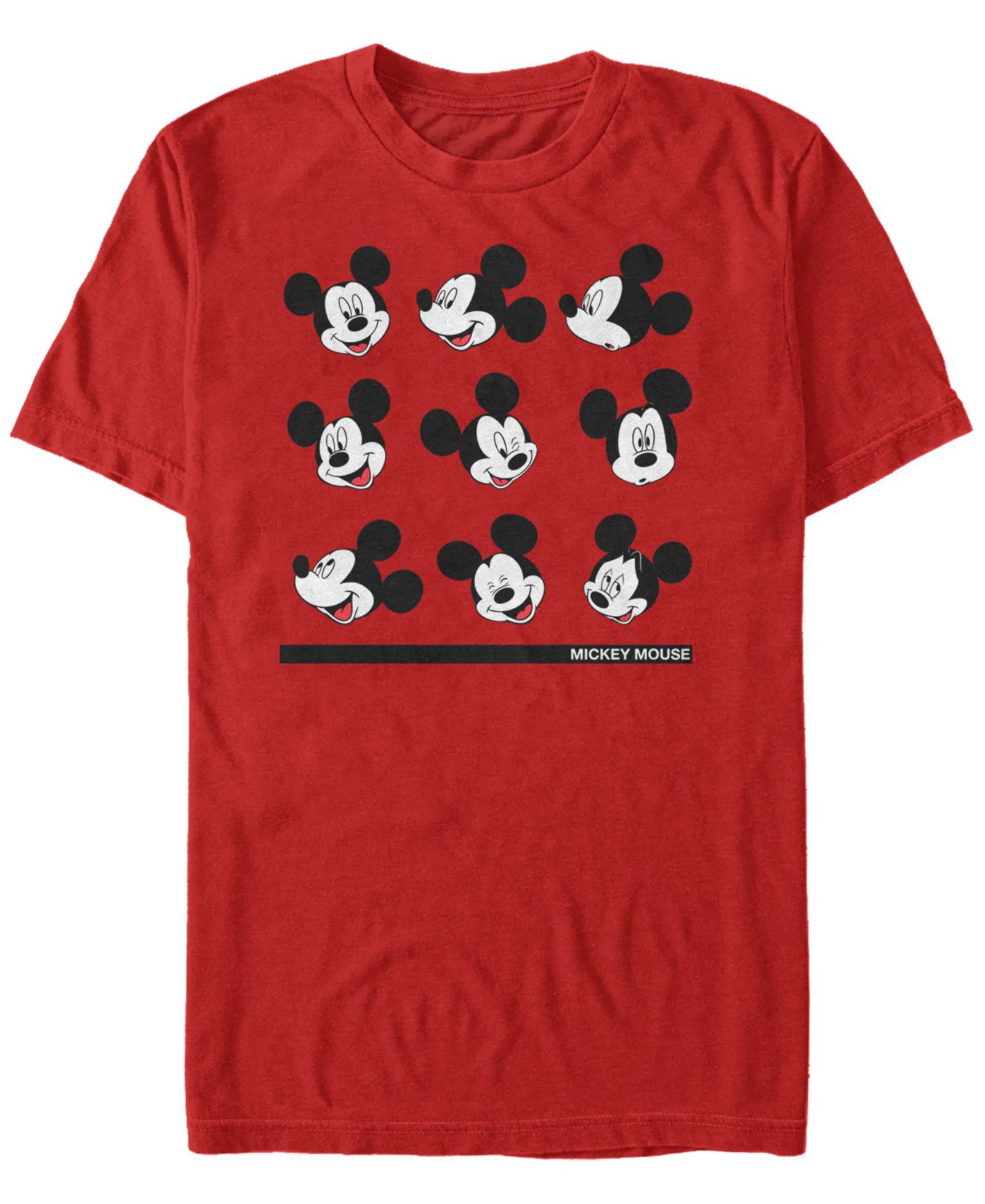 Men's Mickey Classic Mickey Expressions Short Sleeve T-shirt
