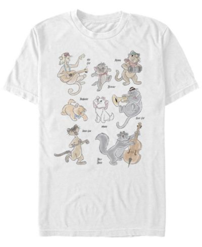 Fifth Sun Мужская футболка Aristocats с коротким рукавом