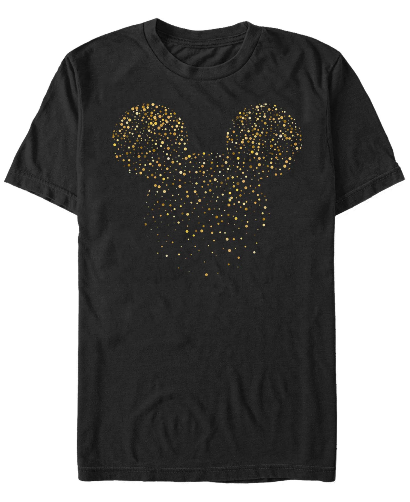 Fifth Sun Men's Mickey Confetti Fill Short Sleeve Crew T-shirt