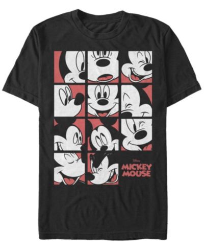 Fifth Sun Мужская футболка Mickey Mouse Grid Short Sleeve Crew