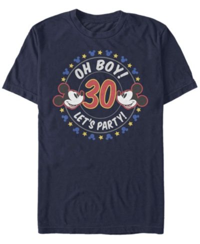 Fifth Sun Men's Oh Boy Mickey 30 Short Sleeve Crew T-shirt