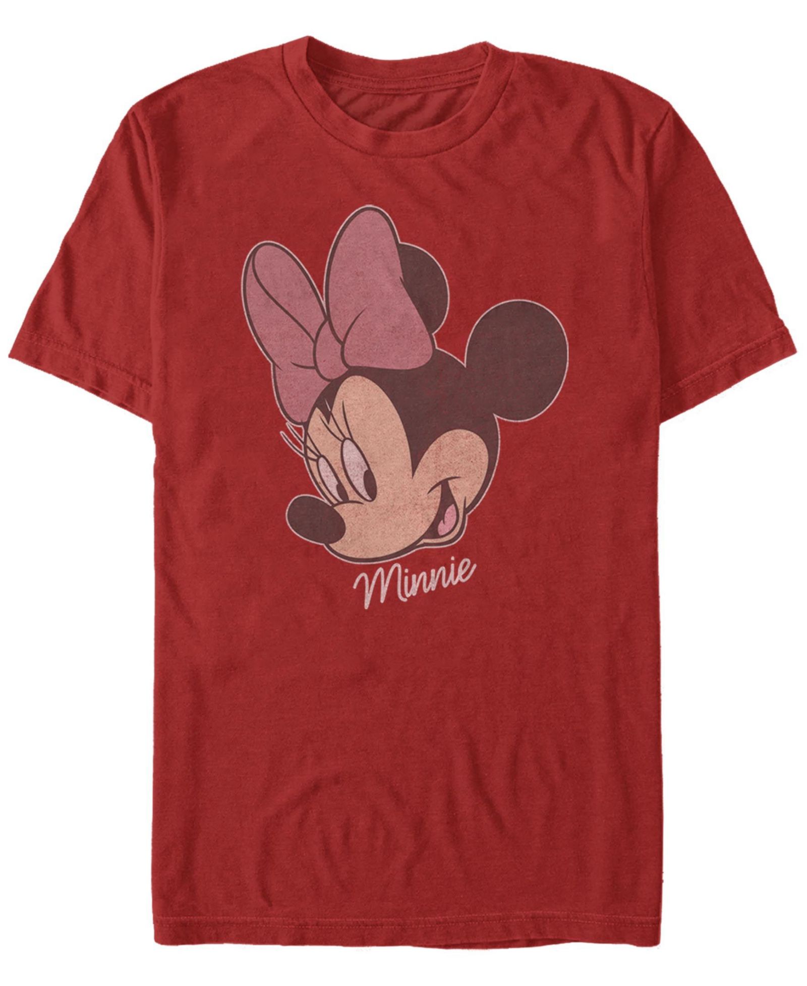 Fifth Sun Men's Minnie Big Face Short Sleeve Crew T-shirt
