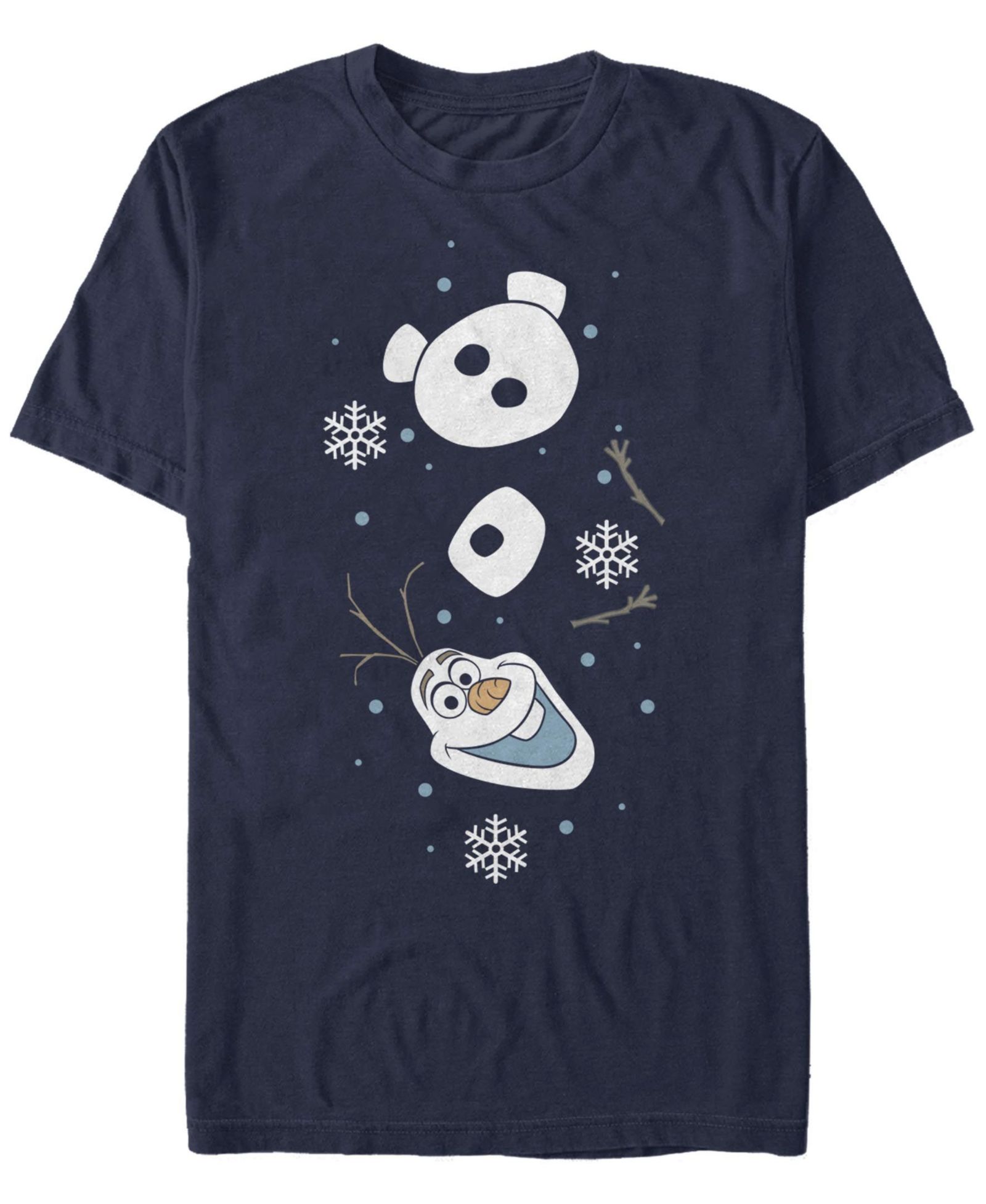 Fifth Sun Men's Olaf Christmas Sleeve Short Sleeve Crew T-shirt