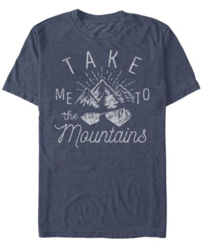 Fifth Sun Мужская футболка Mountains Me Short Sleeve Crew