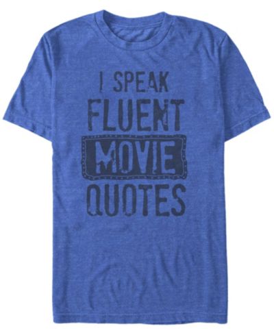 Fifth Sun Men's Speak Movies Short Sleeve Crew T-shirt