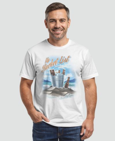 Fifth Sun Men's My Bucket List Short-Sleeve Crew T-Shirt