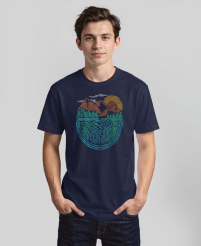 Fifth Sun Men's Nature Run Short-Sleeve Crew T-Shirt