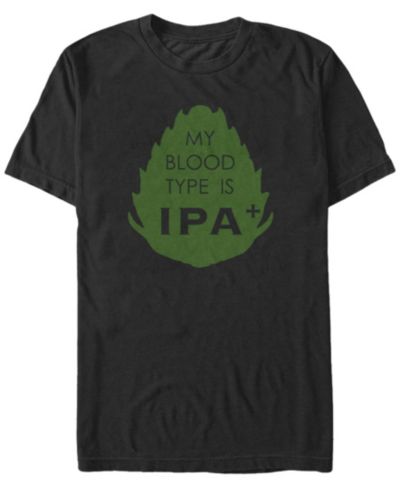 Fifth Sun Men's Blood Type IPA Short Sleeve Crew T-shirt