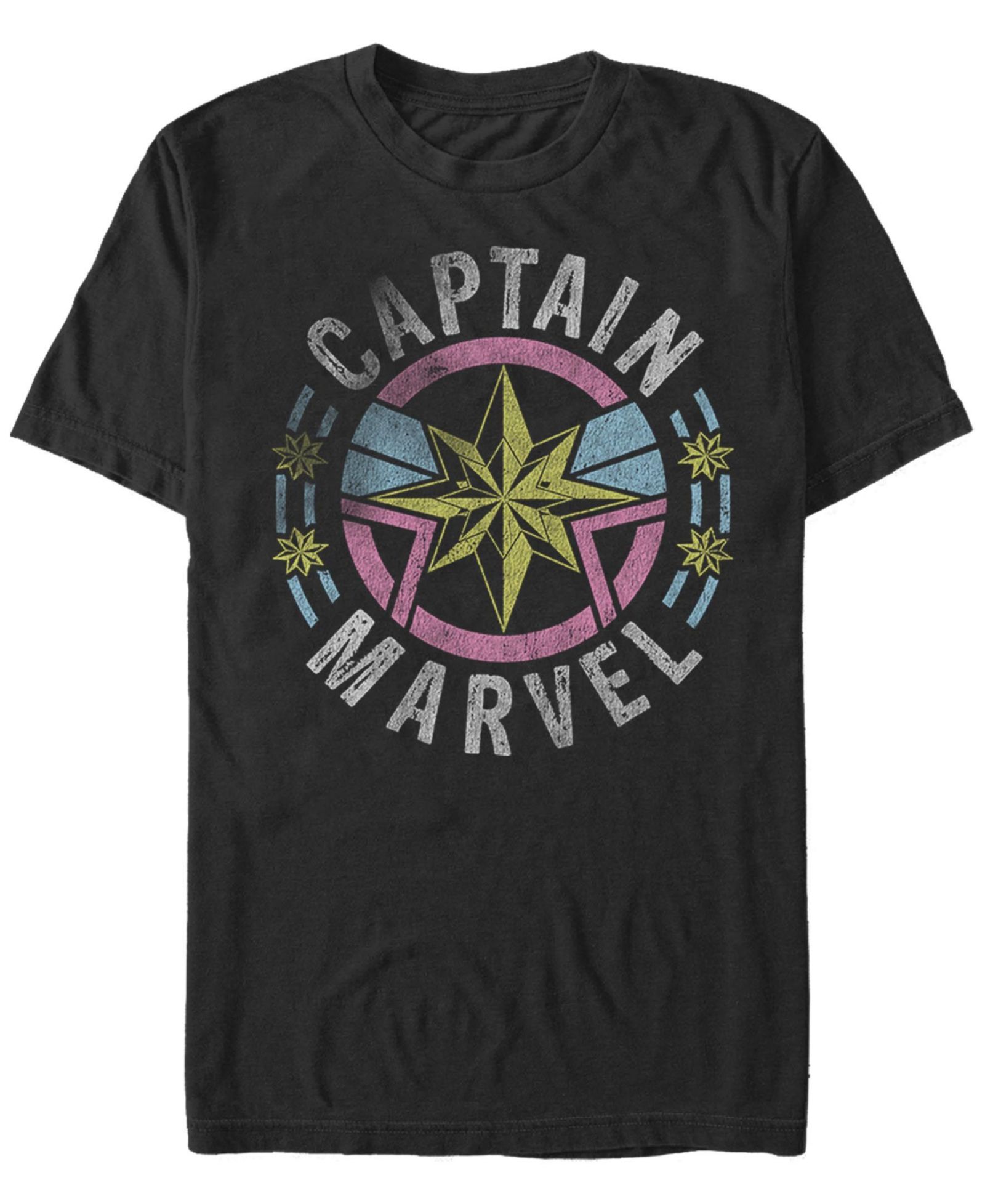 Fifth Sun Мужская футболка с коротким рукавом Captain Marvel 90's