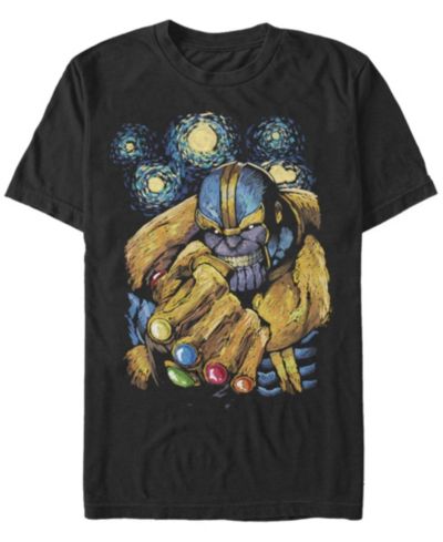 Fifth Sun Мужская футболка с принтом Thanos Night с коротким рукавом