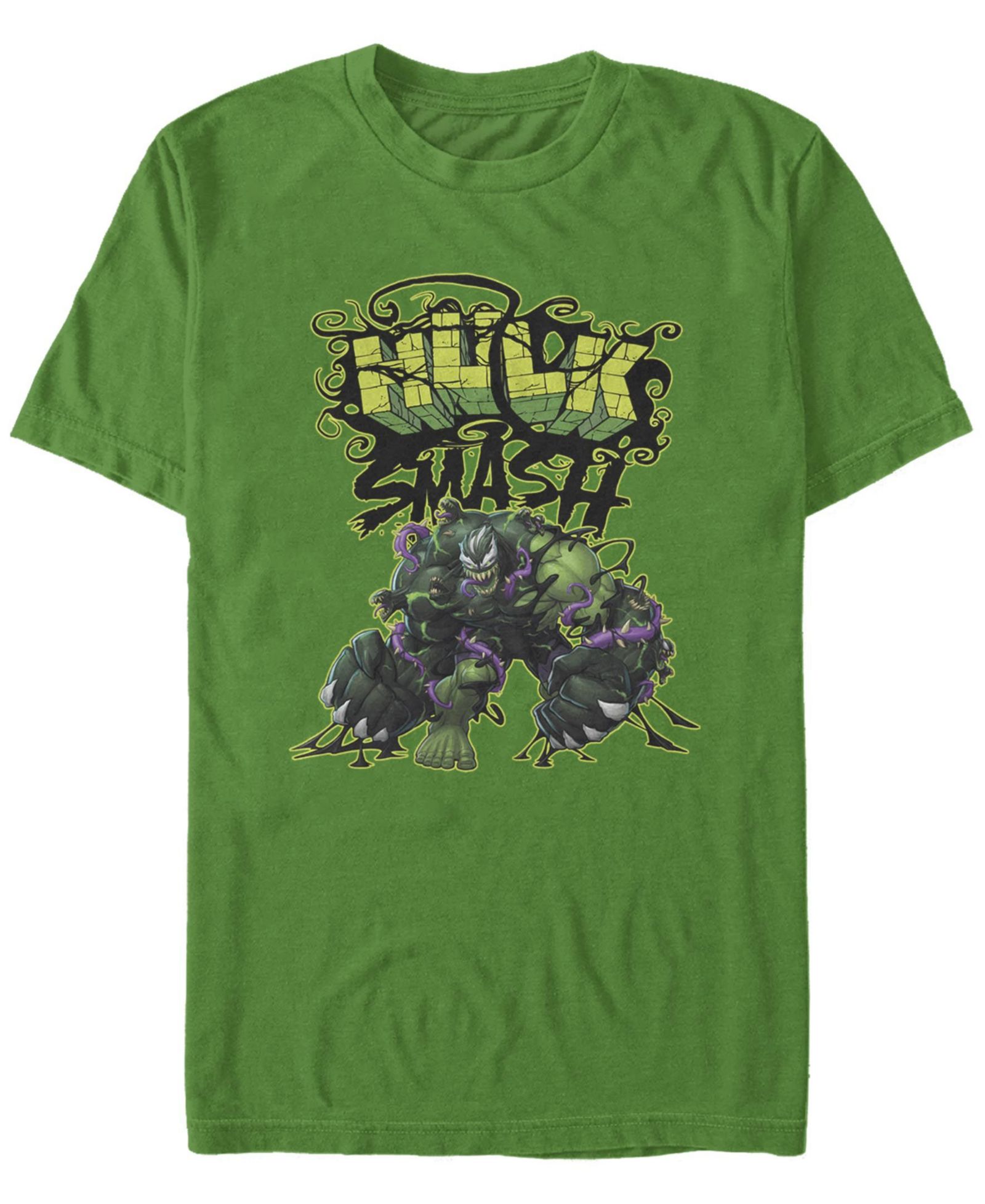 Fifth Sun Мужская Venom Hulk Smash Short Sleeve Crew T-shirt