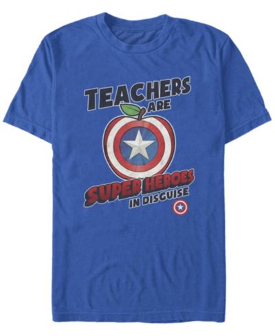 Fifth Sun мужская футболка Super Teacher Captain с коротким рукавом