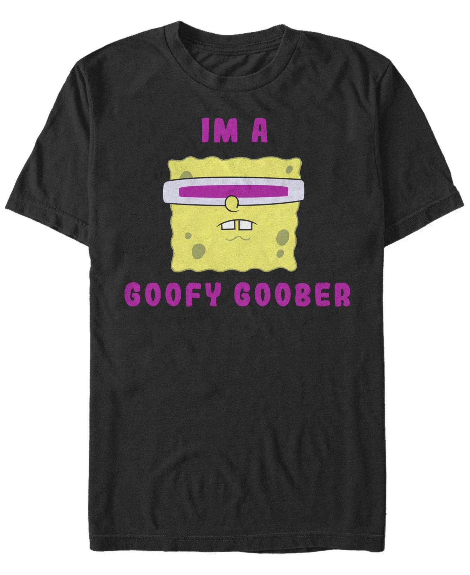 Fifth Sun Men's Goober SpongeBob Short Sleeve Crew T-shirt