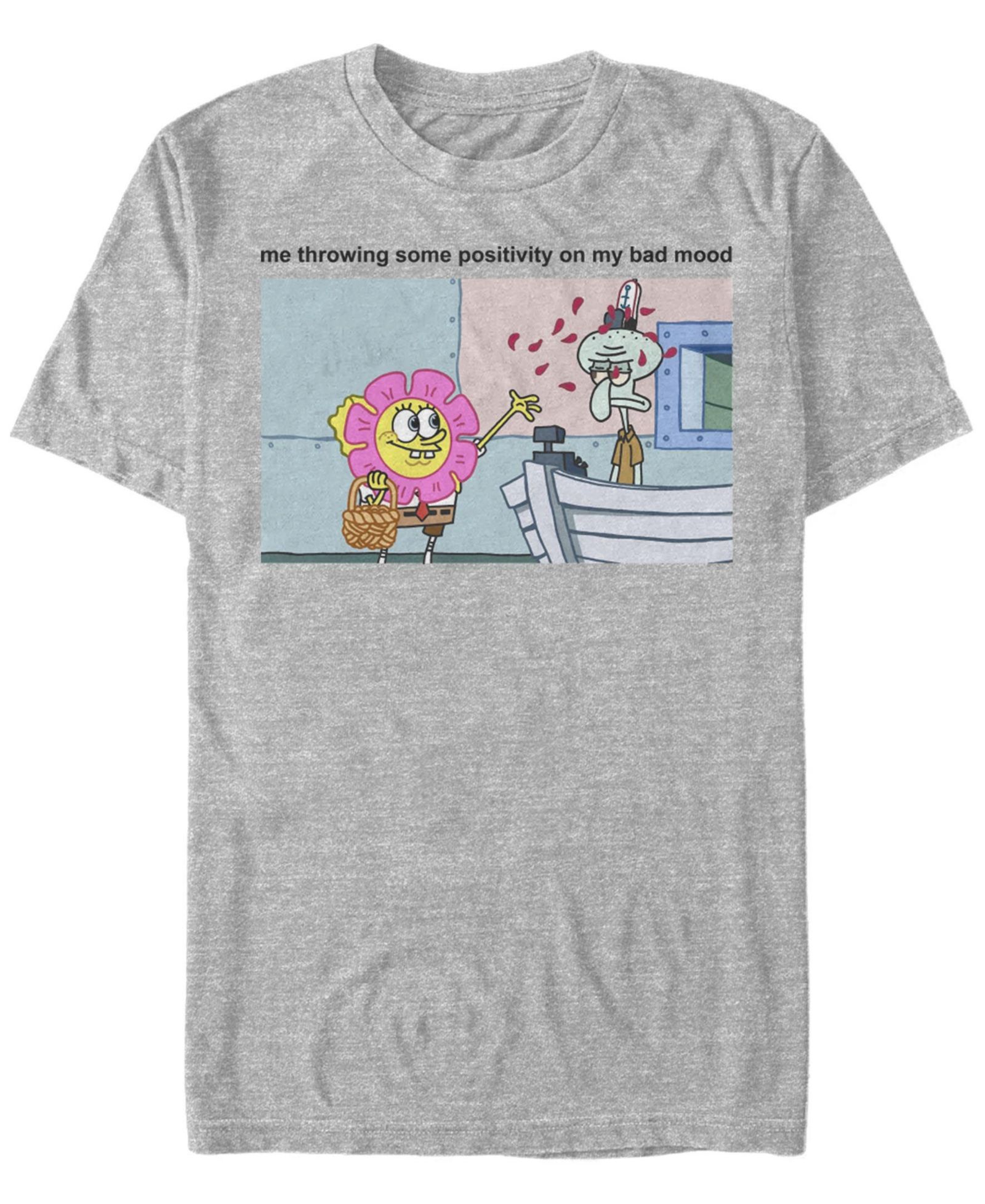 Fifth Sun Men's Positivity Meme Short Sleeve Crew T-shirt