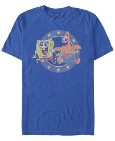 Fifth Sun Мужской SpongeBob Patrick Short Sleeve Crew T-shirt