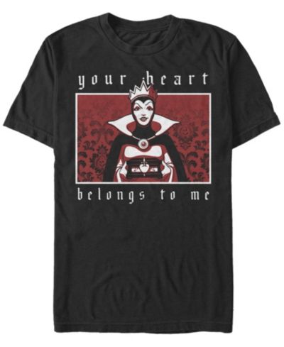 Fifth Sun Men's Evil Queen Heart Short Sleeve Crew T-shirt