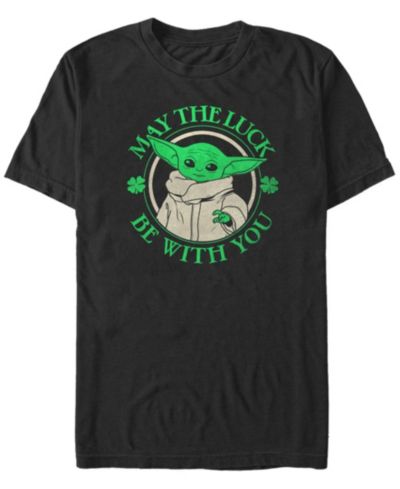 Fifth Sun Men's Luck of The Grogu Short Sleeve Crew T-shirt