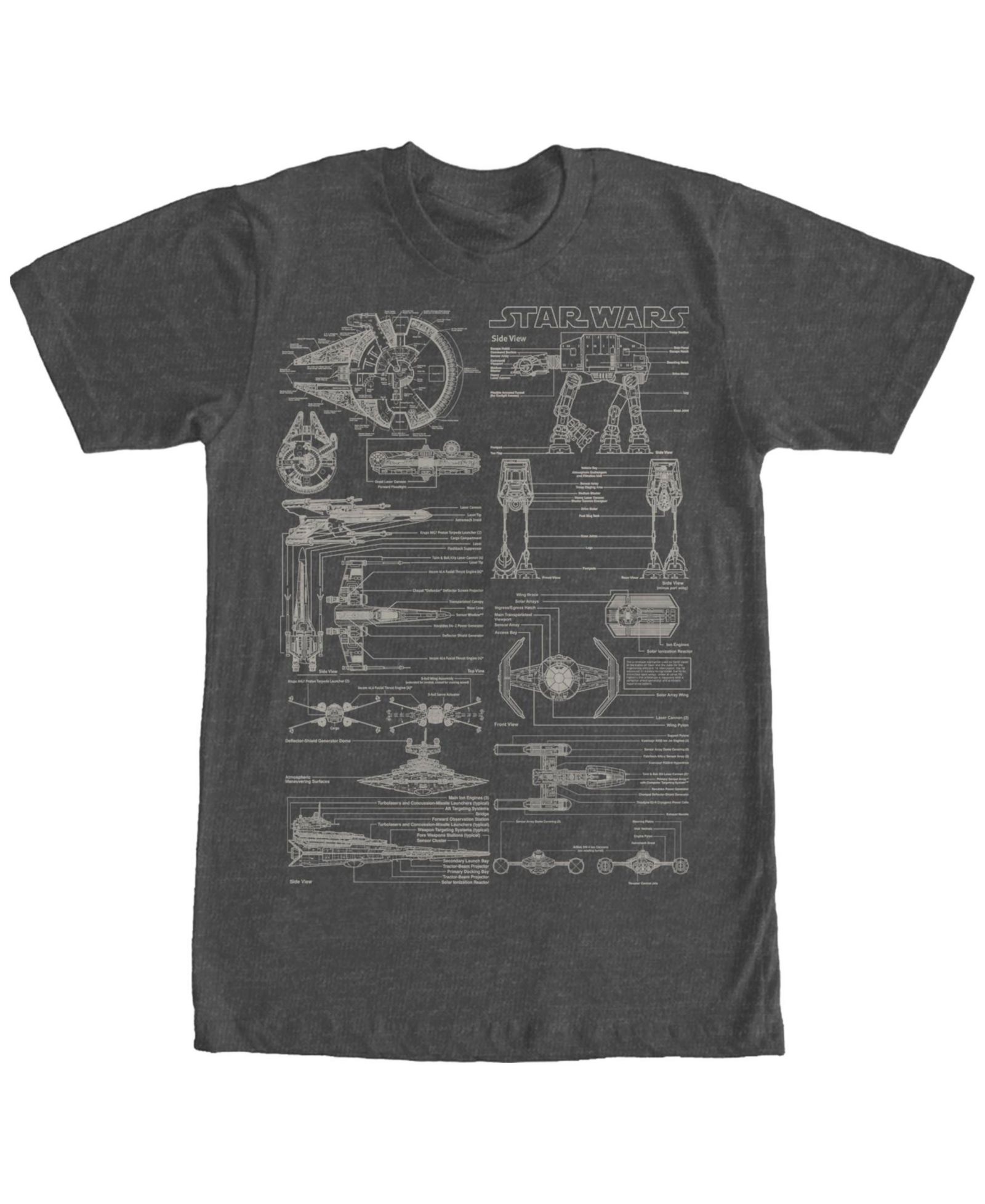 Fifth Sun Мужской T-shirt Super Schematics Short Sleeve Crew