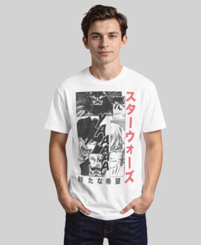 Fifth Sun Men's Manga Page Short-Sleeve Crew T-Shirt