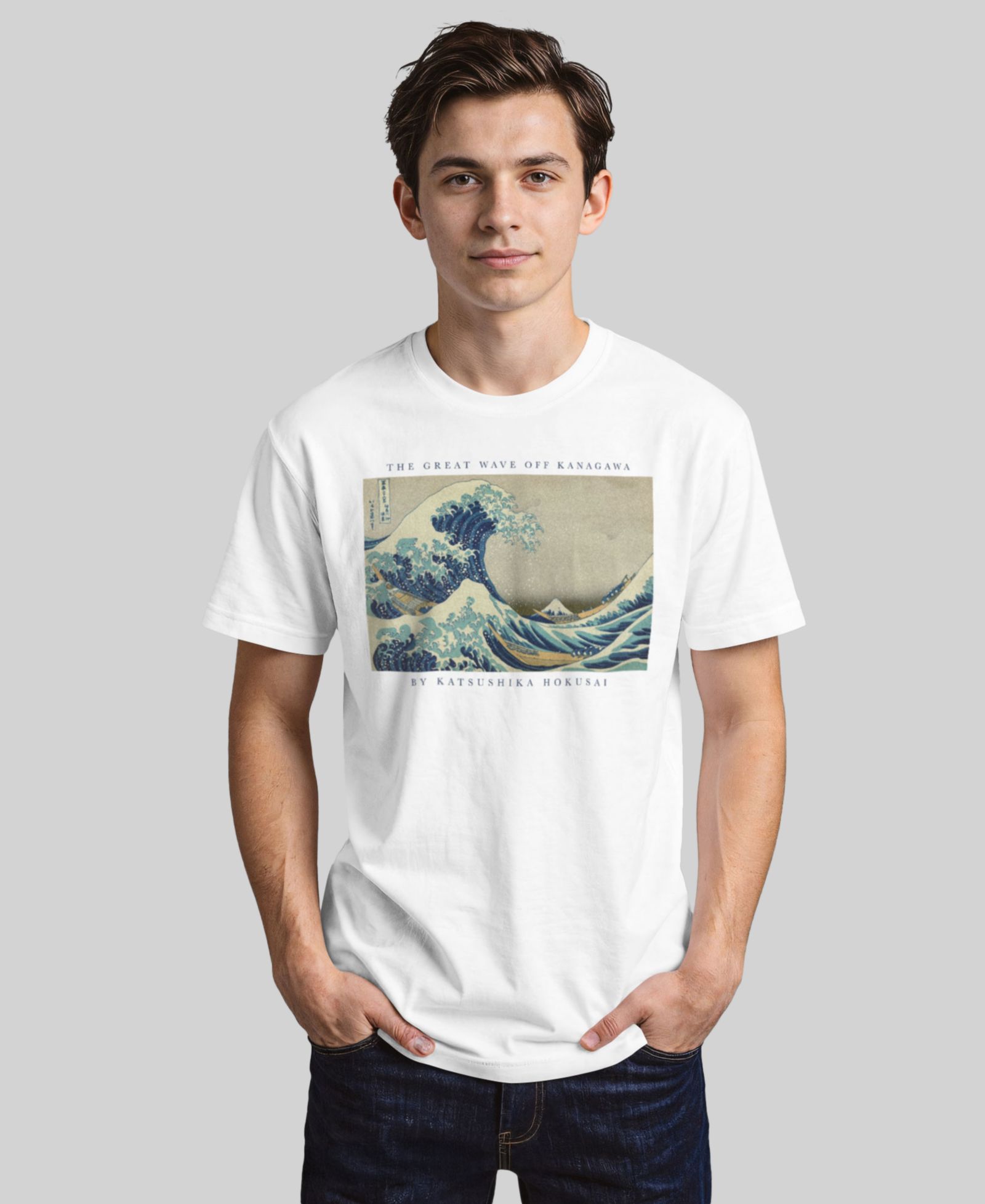 Fifth Sun Men's Great Wave Short-Sleeve Crew T-Shirt
