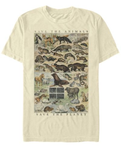 Мужская футболка Fifth Sun Save Animals Short Sleeve Crew
