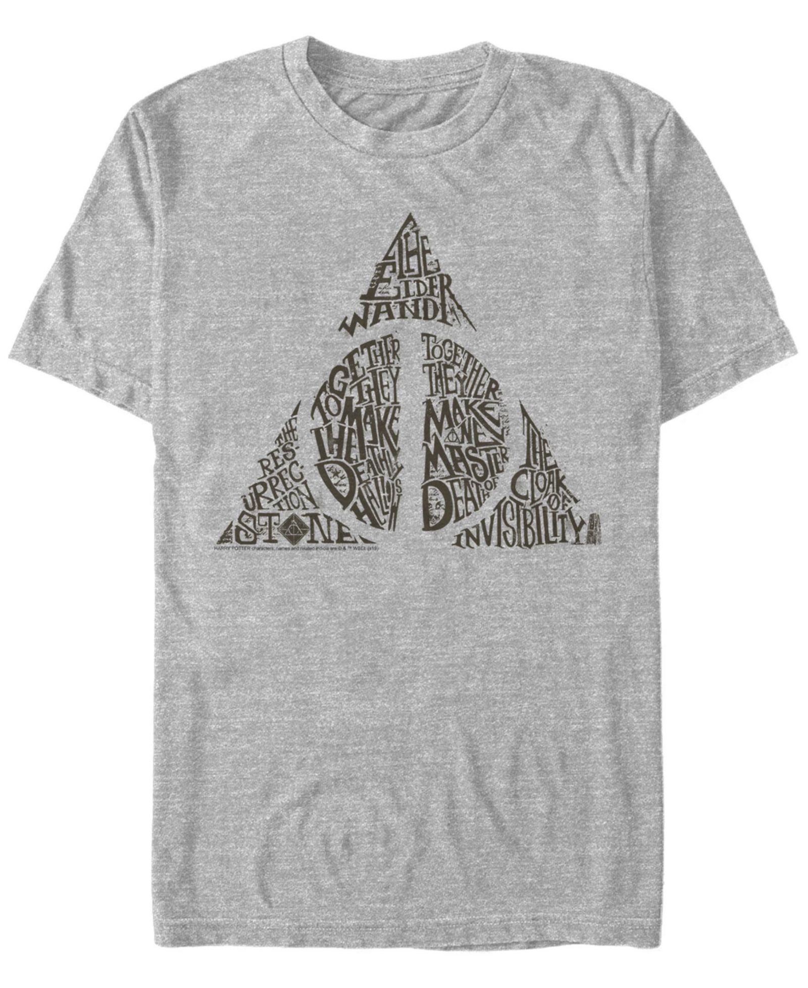 Fifth Sun Men's Deathly Hallows Short Sleeve Crew T-shirt