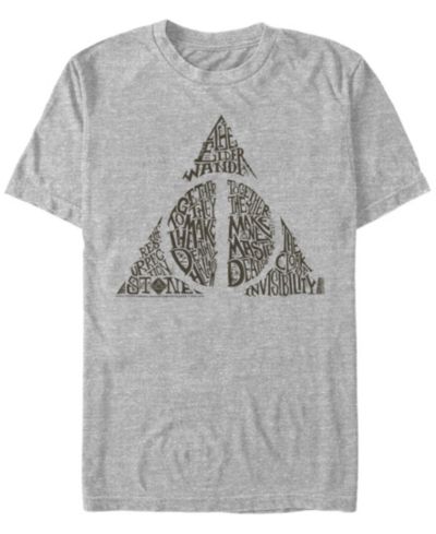 Fifth Sun Men's Deathly Hallows Short Sleeve Crew T-shirt