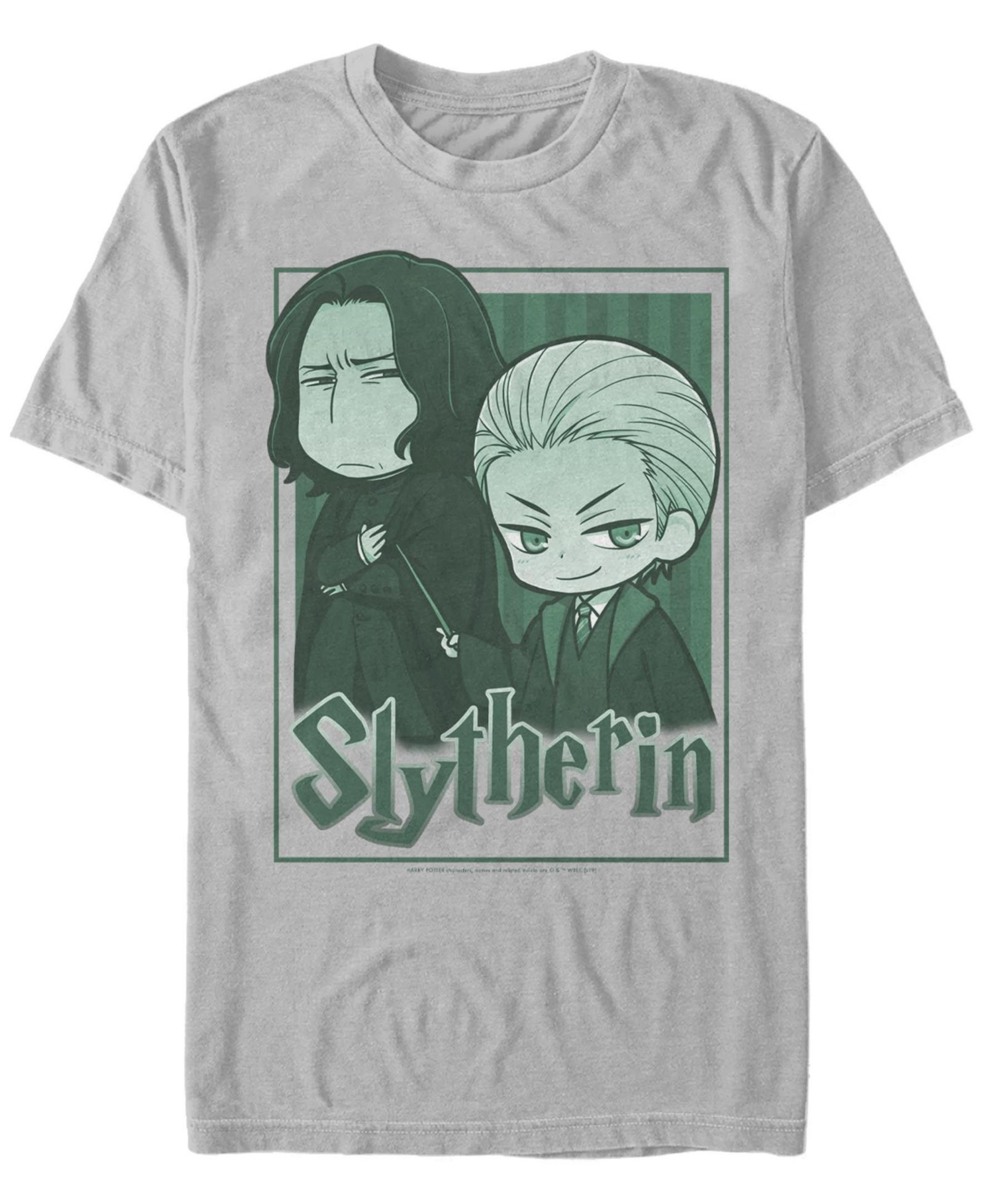Fifth Sun Men's Slytherin Chibi Short Sleeve Crew T-shirt