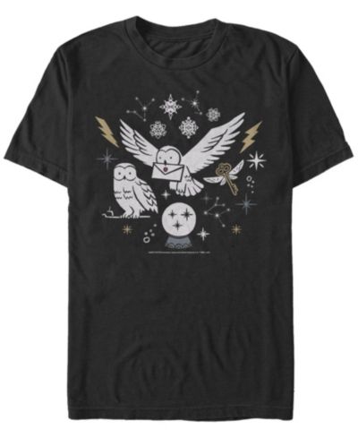 Fifth Sun Мужская футболка с принтом Wintery Owls