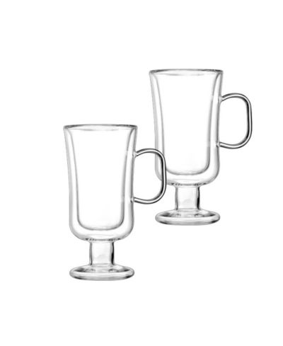 Godinger Double Wall Irish Coffee Cups, Set of 2
