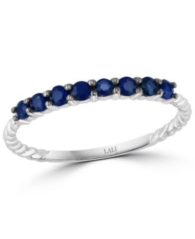 Кольцо LALI Jewels Sapphire Stack, 1/3 ct. t.w., белое золото 14k