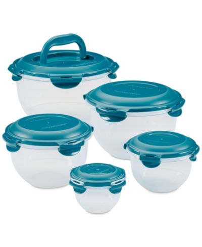 Набор контейнеров для хранения продуктов Rachael Ray Nestable 10-Pc.