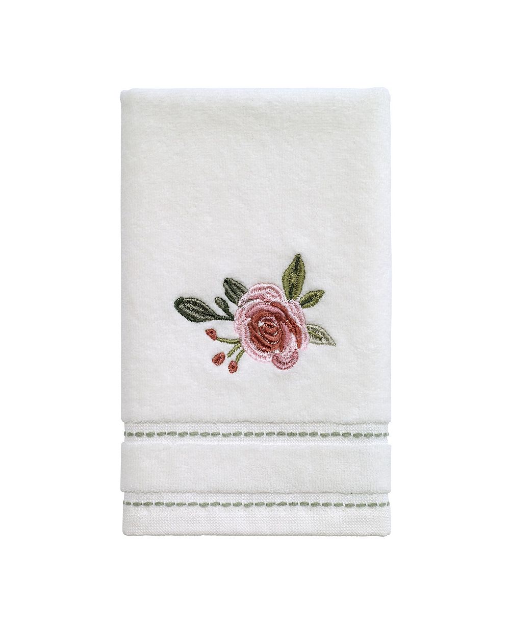 Вышитое полотенце Avanti Spring Garden Peony, 11" x 18"