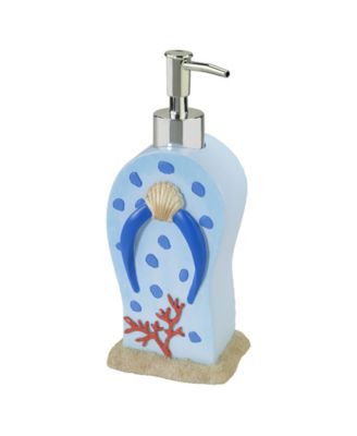 Avanti Beach Mode Flip-Flop Motif Resin Soap/Lotion Dispenser