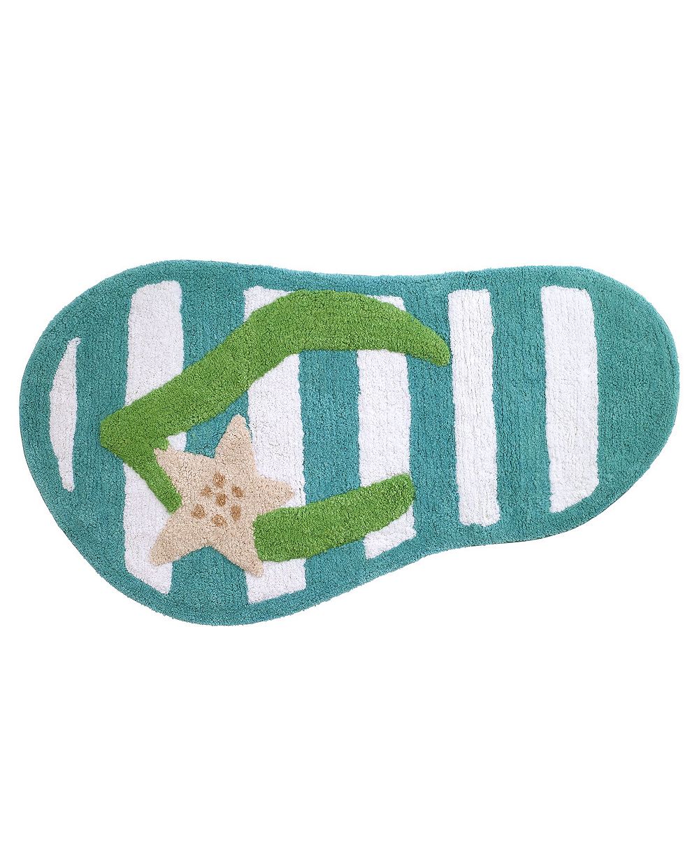 Коврик для ванной Avanti Beach Mode с мотивом Flip-Flop, 20" x 35"
